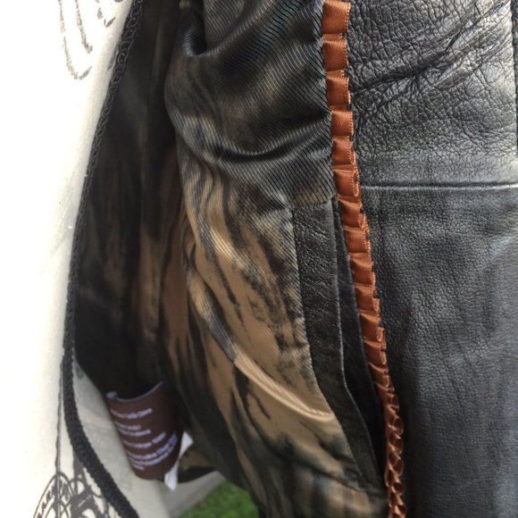 DANIER - Unique Leather Jacket - XXXS (3XS) - Picture 4 of 7